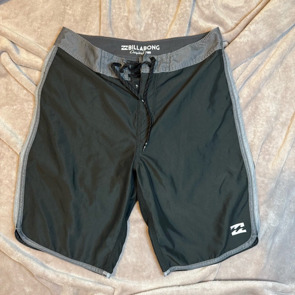 Billabong men’s board shorts 29” waist  10” inseam primary black, secondary gray